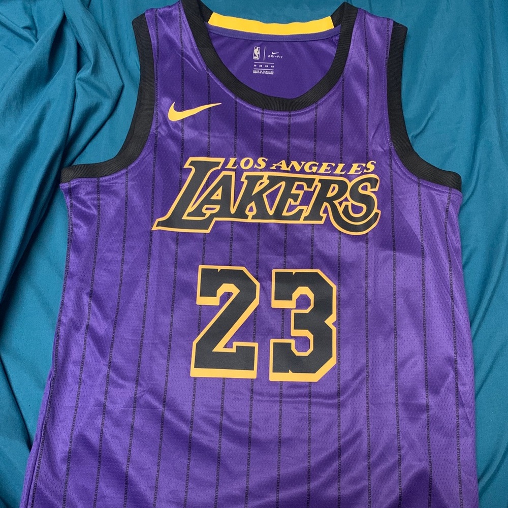 Nike Los Angeles Lakers Lebron James City Jersey
